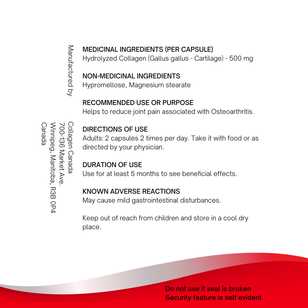 Type II Hydrolyzed Collagen - Ingredients - English