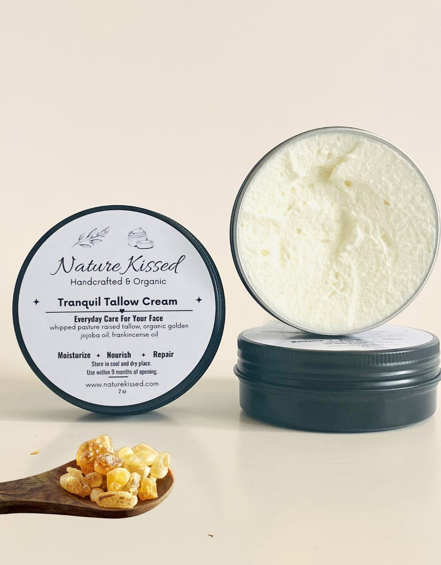 Frankincense Tallow Cream  | For Acne Prone & Mature Skin (Gender Neutral)