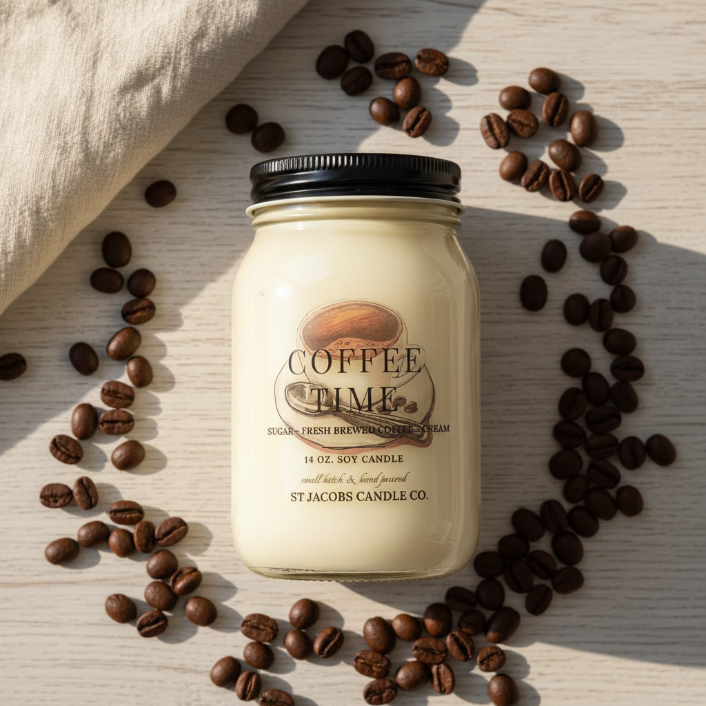 "COFFEE TIME" Natural Soy Candle