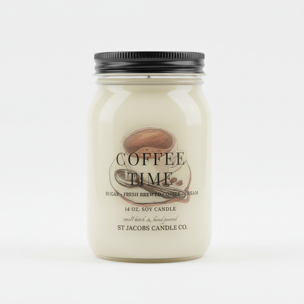 "COFFEE TIME" Natural Soy Candle