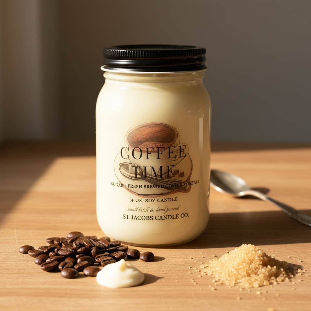 "COFFEE TIME" Natural Soy Candle