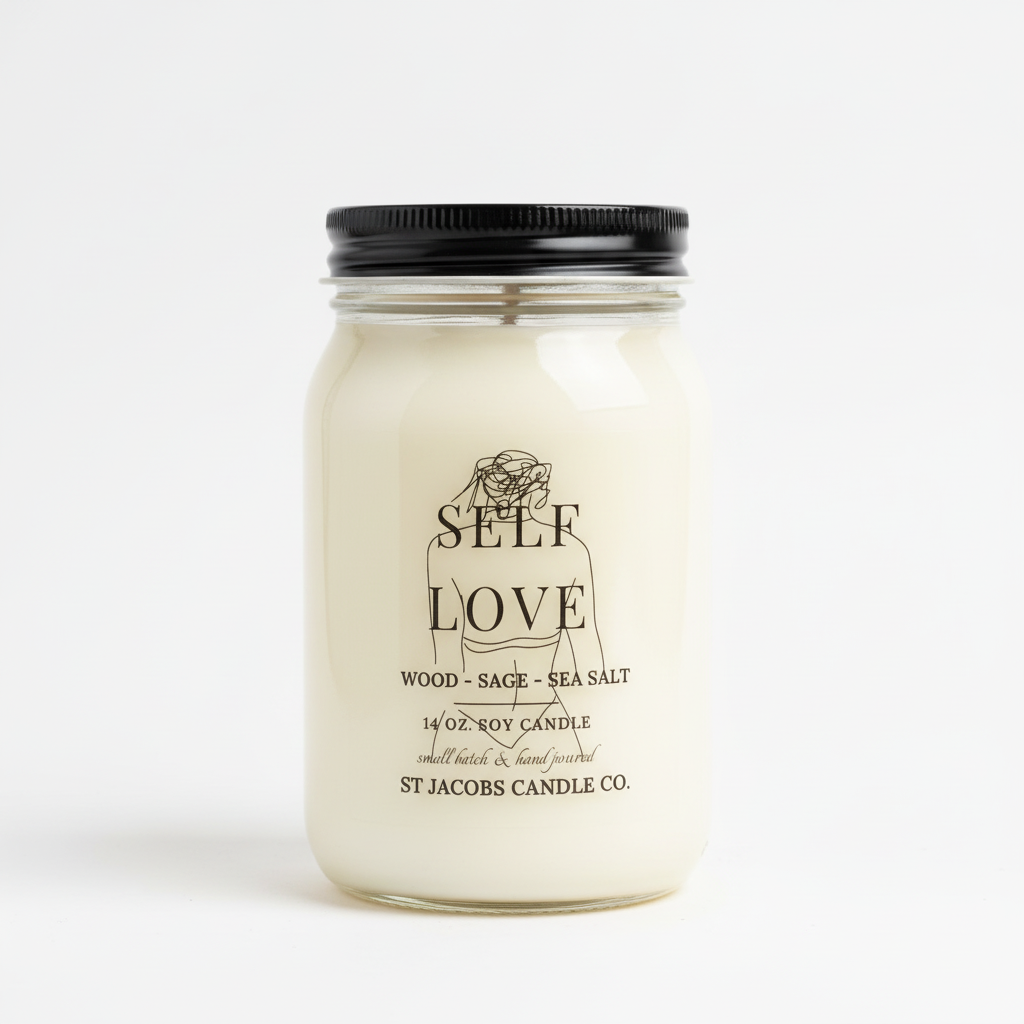 "SELF LOVE" Natural Soy Candle